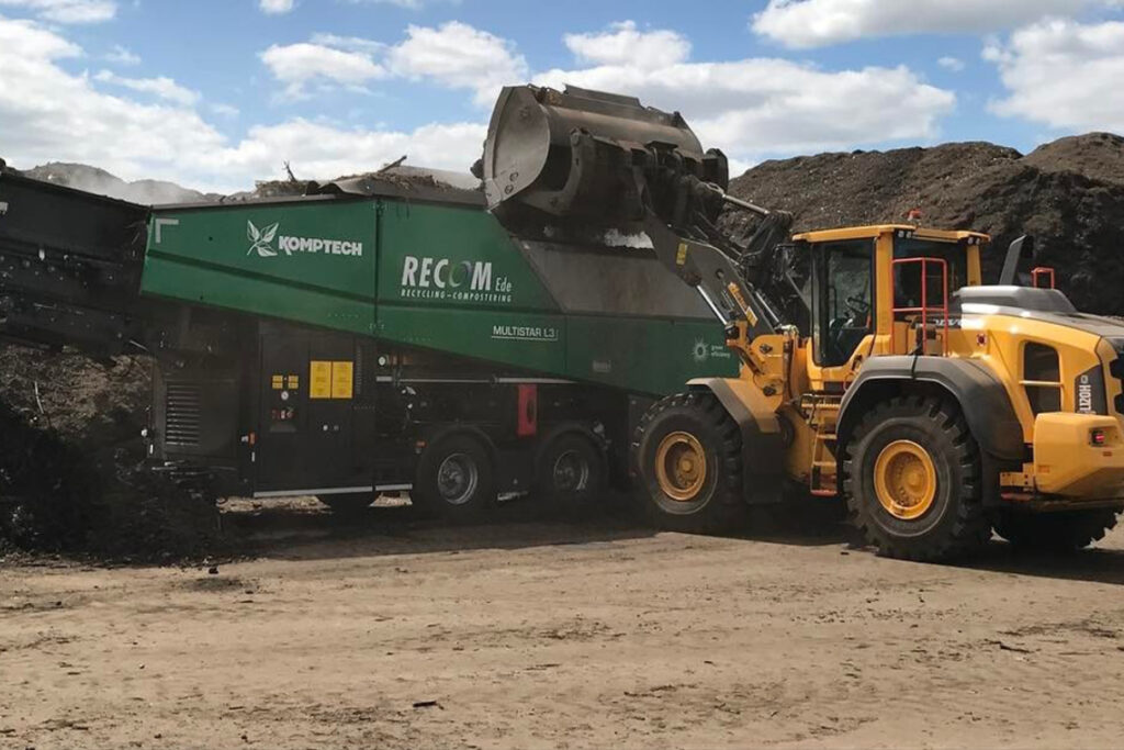Van Harten verhuur shredders en zeven